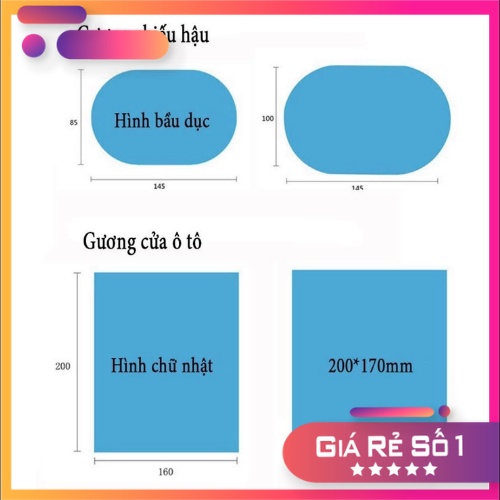 Miếng Dán Chống Nước Trên Gương 🔎 , Kính 👓 Ô Tô GIẢM_GIÁ_50% Dễ Dàng Sử Dụng Tiện Lợi 🚗🚗🚗