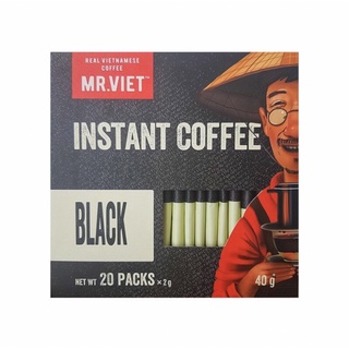 Cà phê hòa tan đen mr.viet 40g
