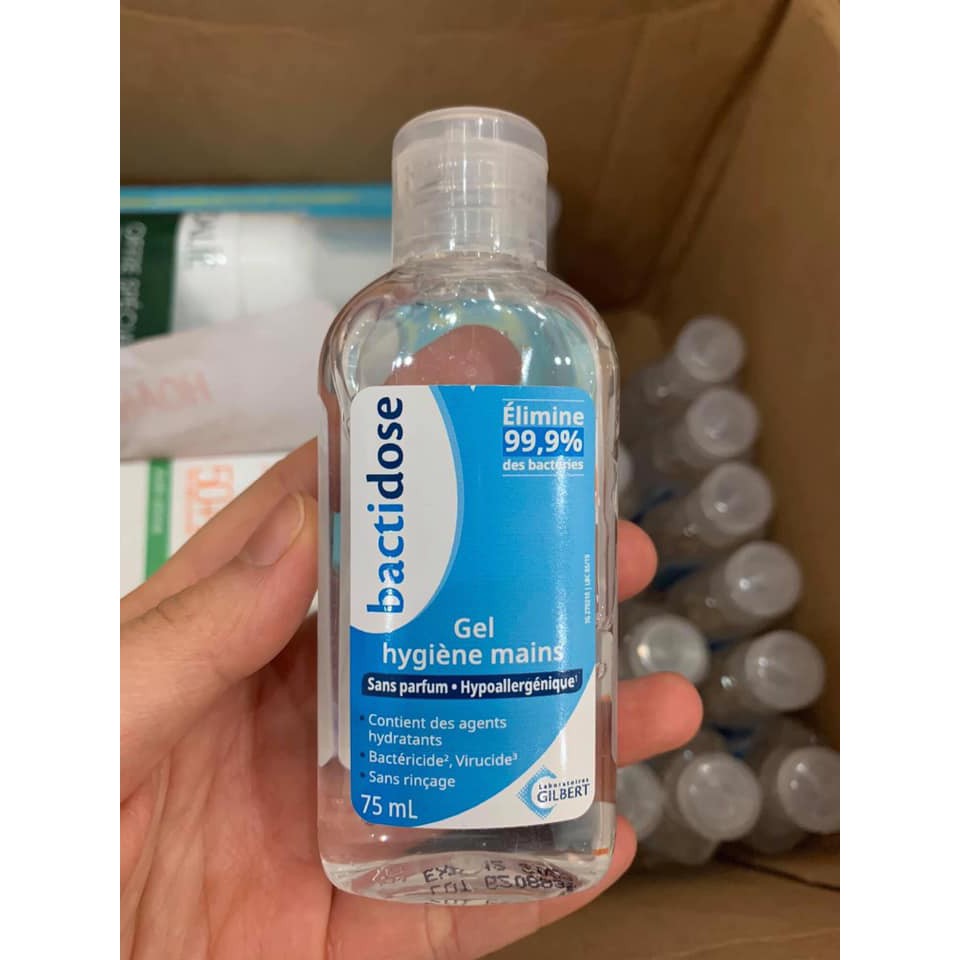 Gel rửa tay khô Bactidose 75 ml | BigBuy360 - bigbuy360.vn