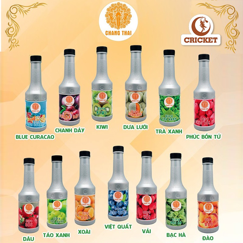 Siro Chang Thai Chai 1L - Syrup Làm Trà Đào Trà Trái Cây Đủ Các Mùi Vị Chai 1 lít | BigBuy360 - bigbuy360.vn