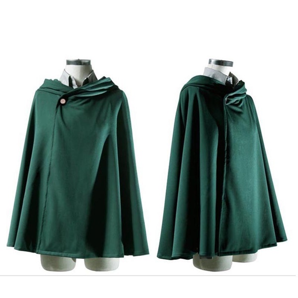 Áo choàng hóa trang thành nhân vật anime Shingeki No Kyojin Levi Ackerman trong phim Attack On Titan độc đáo