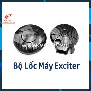 [BAO ĐỔI TRẢ] Bộ ốp lốc máy CARBON xe Exciter 150
