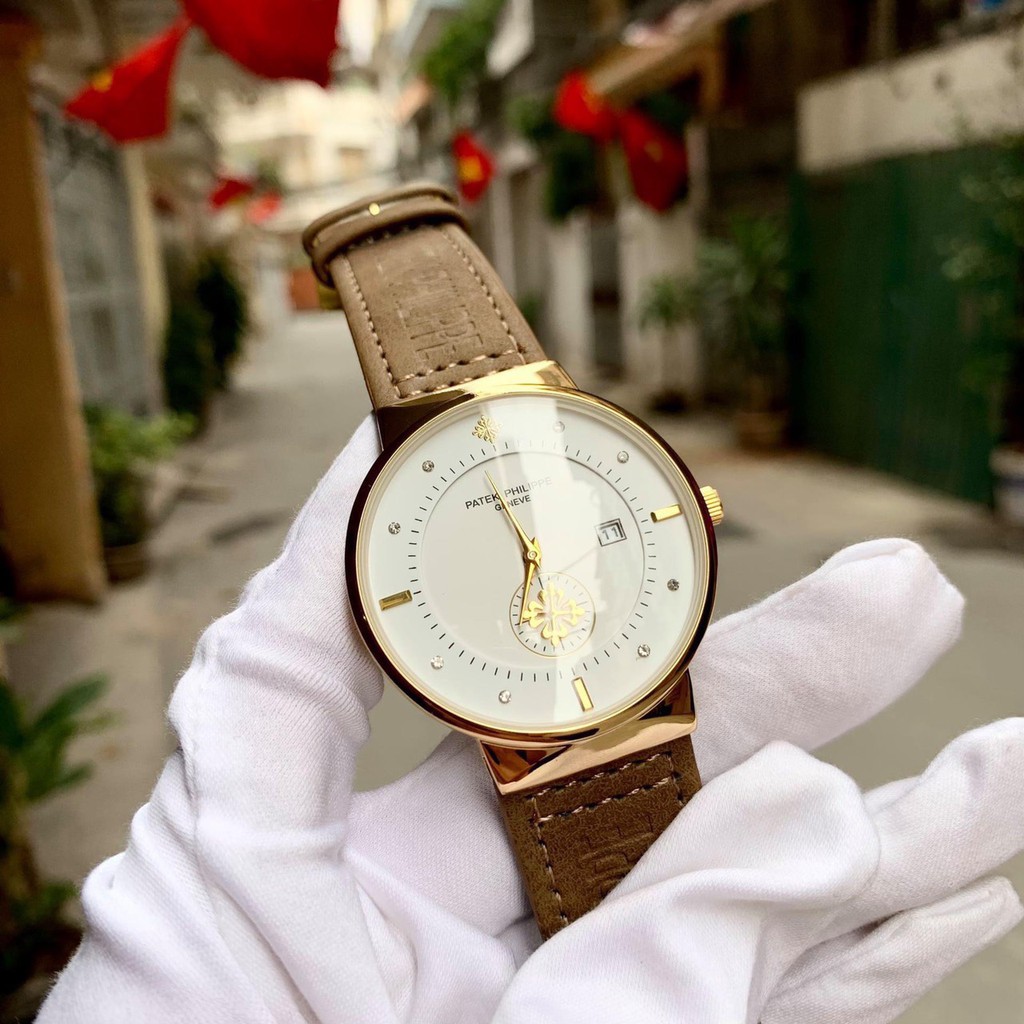 Đồng hồ nam - PATEK PHILIPPE - dây da thời trang