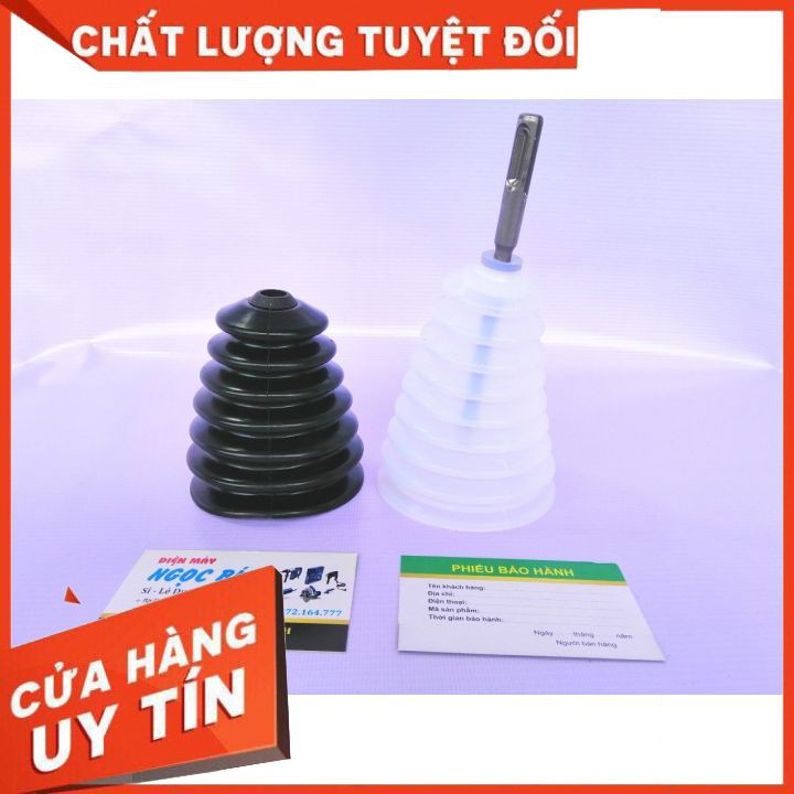 Dụng Cụ Chắn Bụi Máy Khoan Bê Tông,Khoan Tường 2 Màu Trắng - Đen