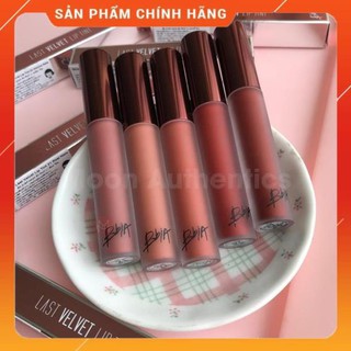 - son kem lì bbia last velvet lip tint màu 25 - version 5 - hàn quốc