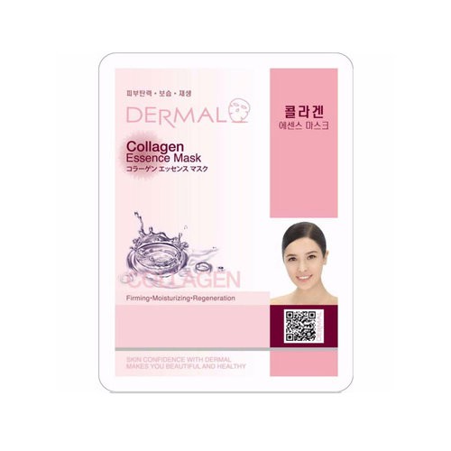 Mặt Nạ Dermal Chiết Chất Sơ Ri Dưỡng Sáng Da 23g Acerola Collagen Essence Mask, mặt nạ giấy - Hasaki