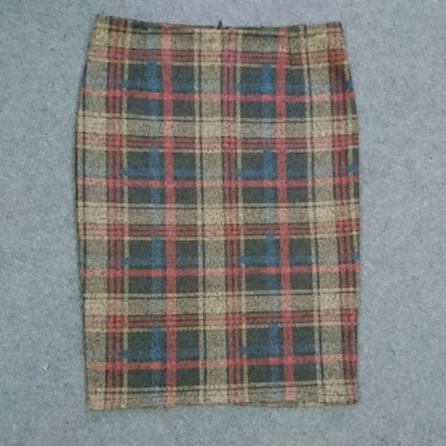 Chân váy bút chì dạ kẻ | BigBuy360 - bigbuy360.vn