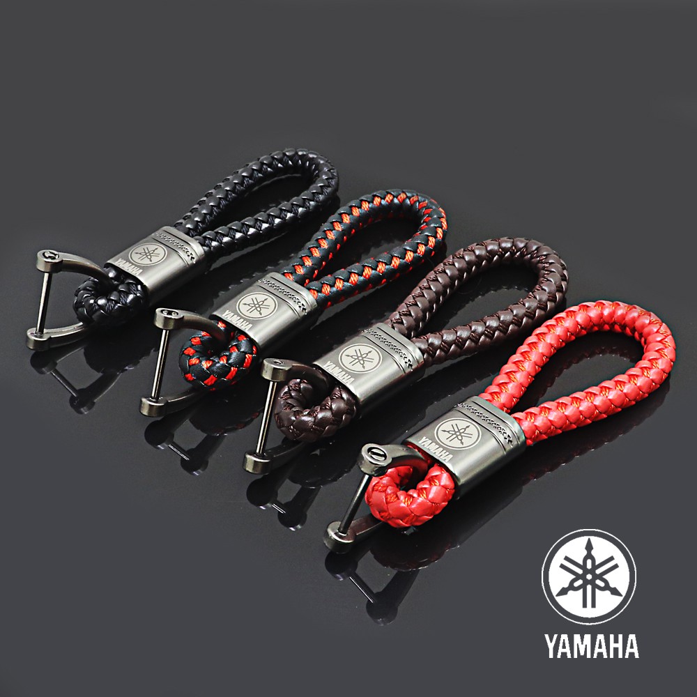 Móc Khóa Da Cho Xe YAMAHA YZF-R3 R1 R15 R6 RX100 R1M TMAX MT-03 MT15 NMAX V3