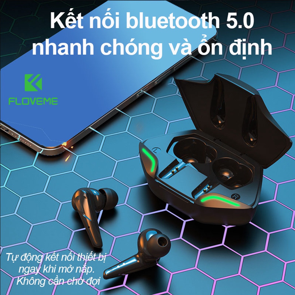 Tai Nghe Bluetooth Gaming Apro 366 5.0 Có Mic - Đỗ Trễ Cực Thấp - Chính Hãng HD DESIGN