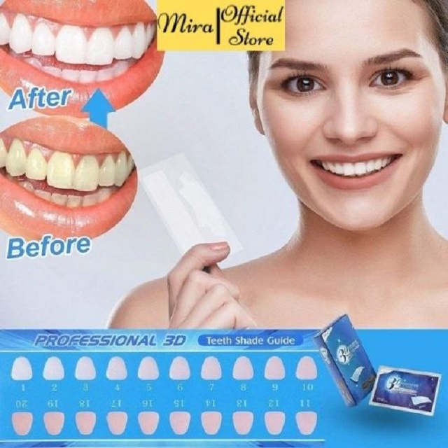Miếng dán trắng răng tiện lợi 3D White