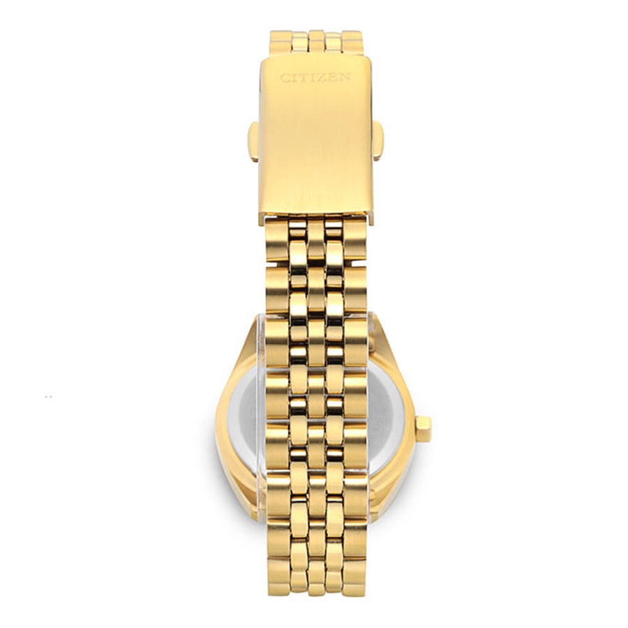 Đồng Hồ Nữ Citizen Đính Đá Swarovski Dây Thép Không Gỉ EU6062-50P - Mặt Vàng