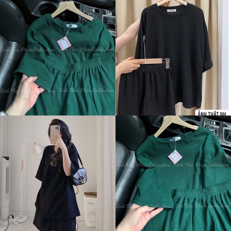 SET BỘ THỂ THAO TRƠN BASIC 💓 SET MÙA HÈ ULZZANG (ảnh thật chèn tên linhlastore)