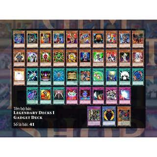 [Bài In] Bộ bài Yugioh - Legendary Deck I - Gadget Deck