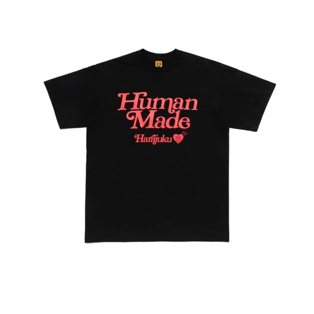 【HÀNG CÓ SẴN】 Áo thun Harajuku ngắn tay in chữ HUMAN MADE Girl Don't Cry giới hạn