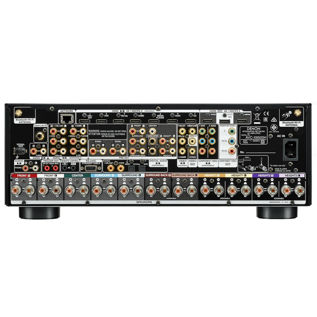 Amply Denon AVC-X6500H - Hàng chính hãng