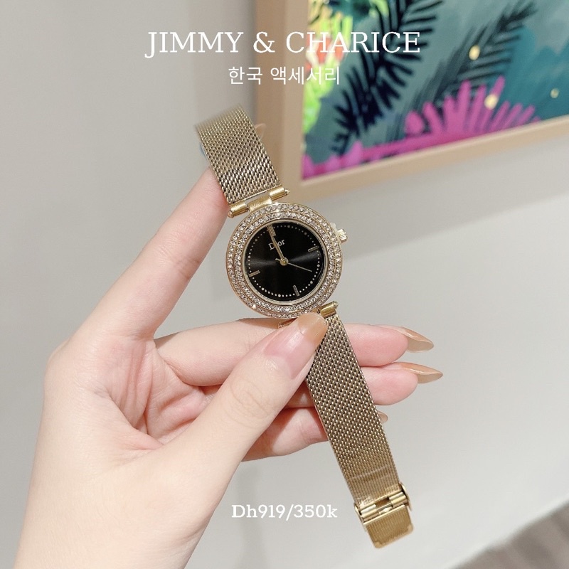 Đồng Hồ nữ Jimmy & Charice dây kim loại chống nước cao cấp | BigBuy360 - bigbuy360.vn