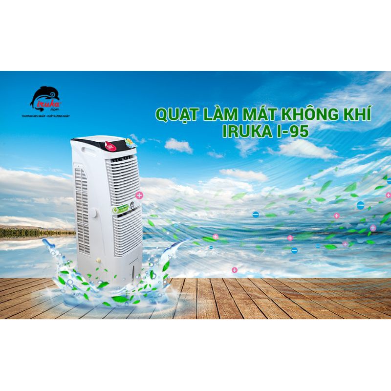 Quạt làm mát không khí Iruka I95-Dung tích lớn 30L-Công Suất 180W