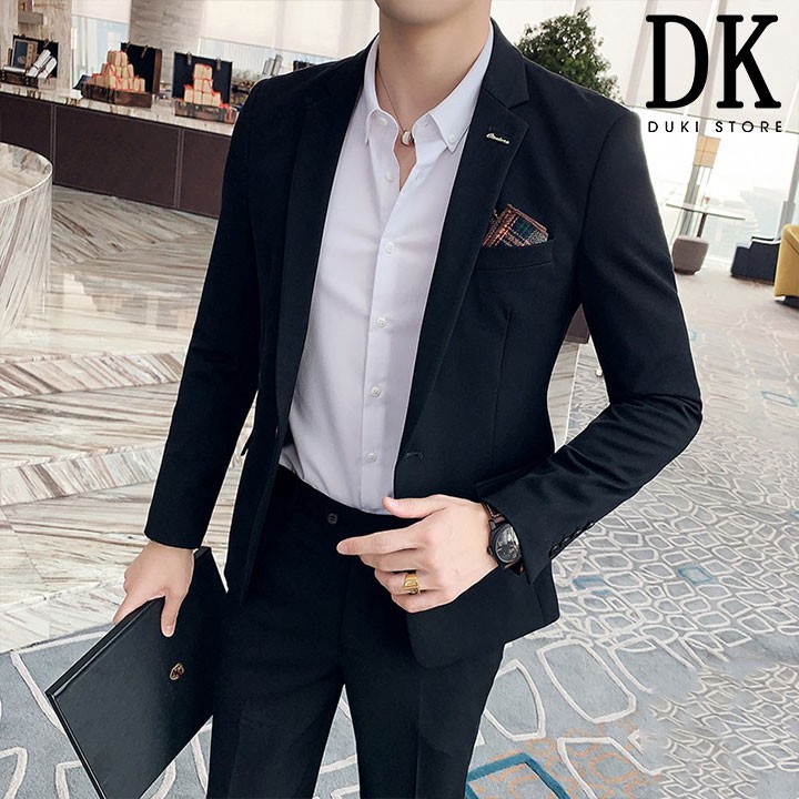 áo nam giảm Bộ vest nam 2 lớp giá 389K / 1 bộ - DUKI STORE