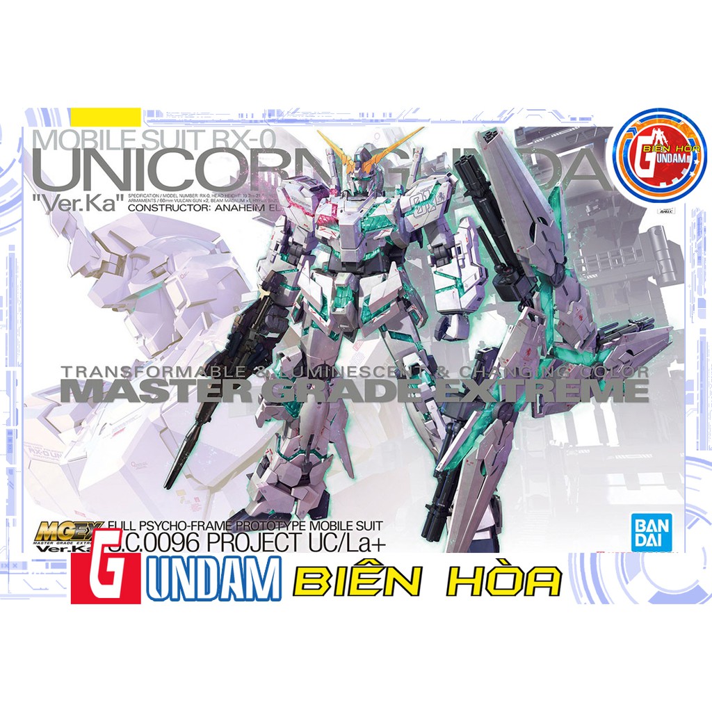 Mô hình lắm ráp MGEX GUNDAM Unicorn Ver.Ka
