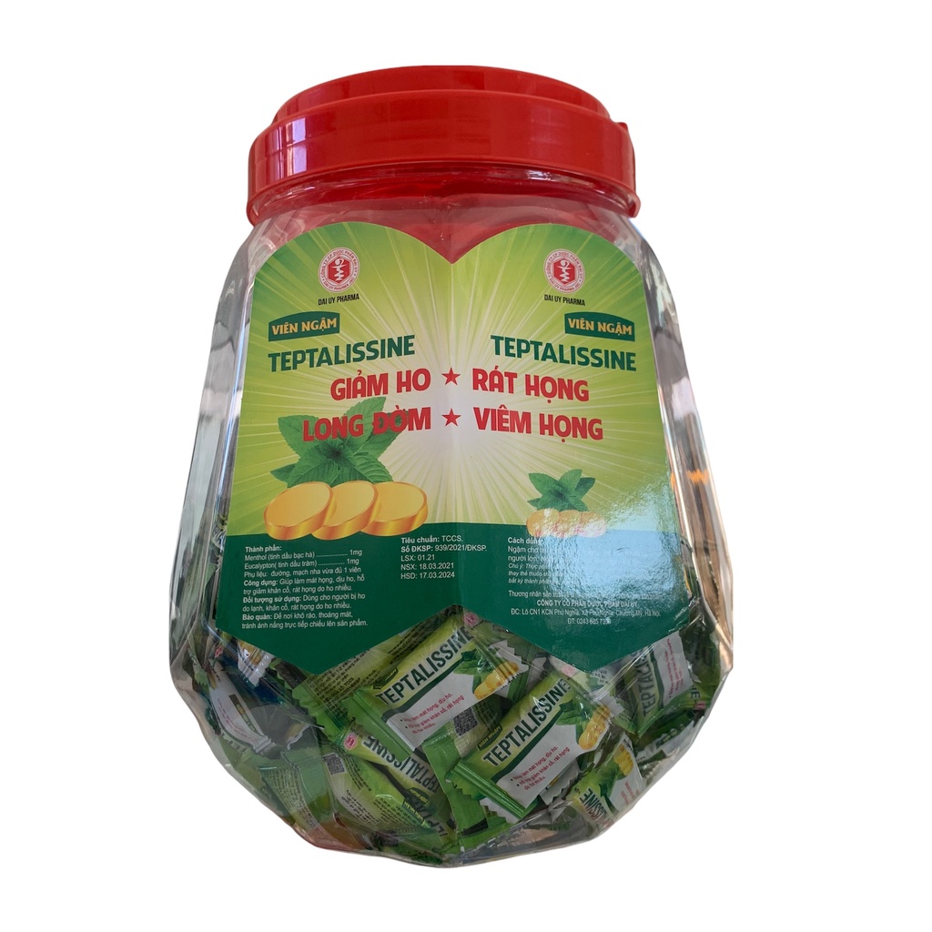 KẸO NGẬM HO STREPTALISIN  - HƯƠNG DỨA