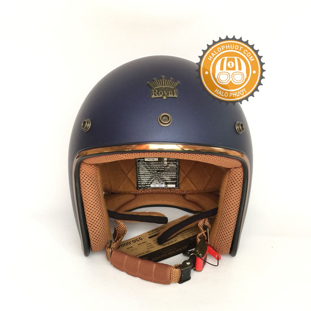 Nón bảo hiểm 3/4 Luxury Royal M20C Xanh Mực Nhám