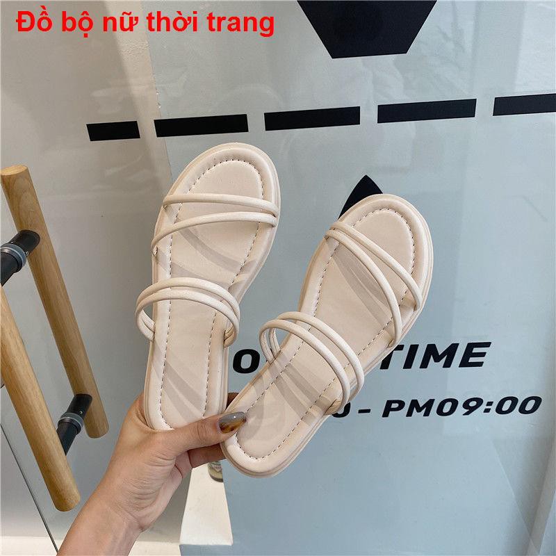 sandalSandals nữ kiểu cổ tích hè 2021 Áo khoác ngoài mới Phiên bản Hàn Quốc của sinh viên nổi tiếng mạng hoang