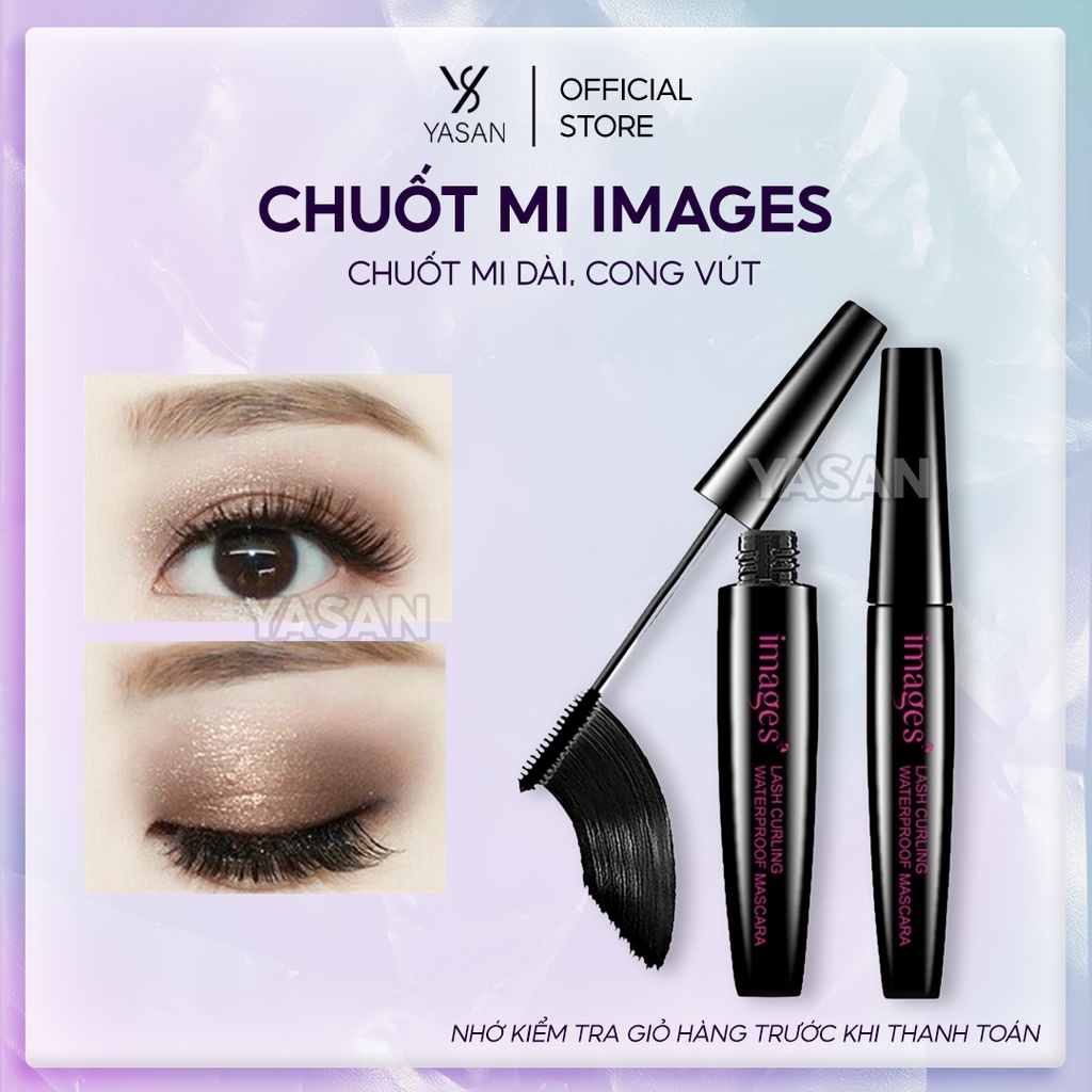 Mascara chuốt mi Images dài và cong vút mascara trang điểm mắt hàng nội địa trung YASAN