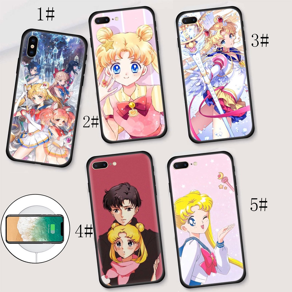 Ốp Điện Thoại Hình Thủy Thủ Mặt Trăng 7IOO Cho iPhone 11 Pro 5 5s SE 6 6s 7 8 Plus X XR XS Max Sailor Moon