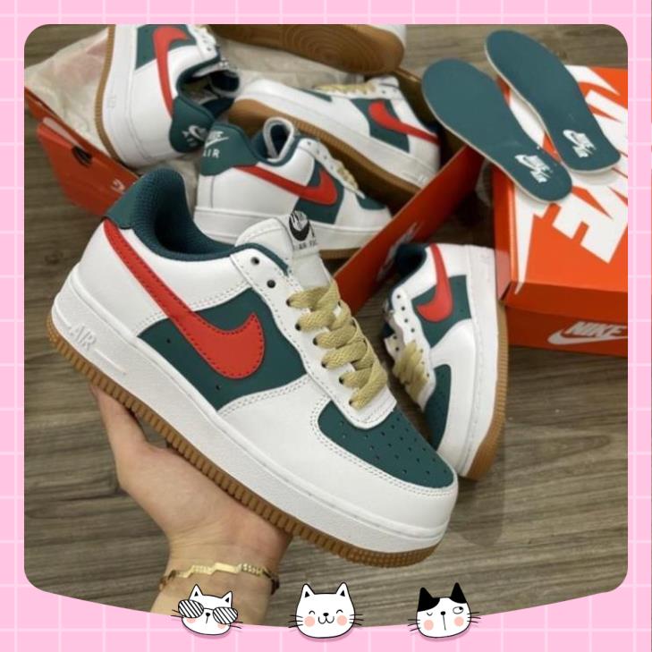 🎁Video+Ảnh Thật 🎁 Giày AF1_Nike gucci, Giày AF1 GC xanh đỏ nam nữ cao cấp siêu hot hit 2021