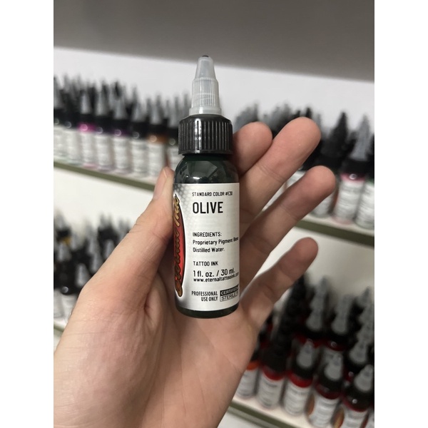 Mực xăm chính hãng Eternal Ink Olive
