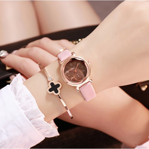 ĐỒNG HỒ NỮ DÂY DA DZG MẶT 3D LA MÃ 338 THỜI TRANG SIÊU ĐẸP | BigBuy360 - bigbuy360.vn