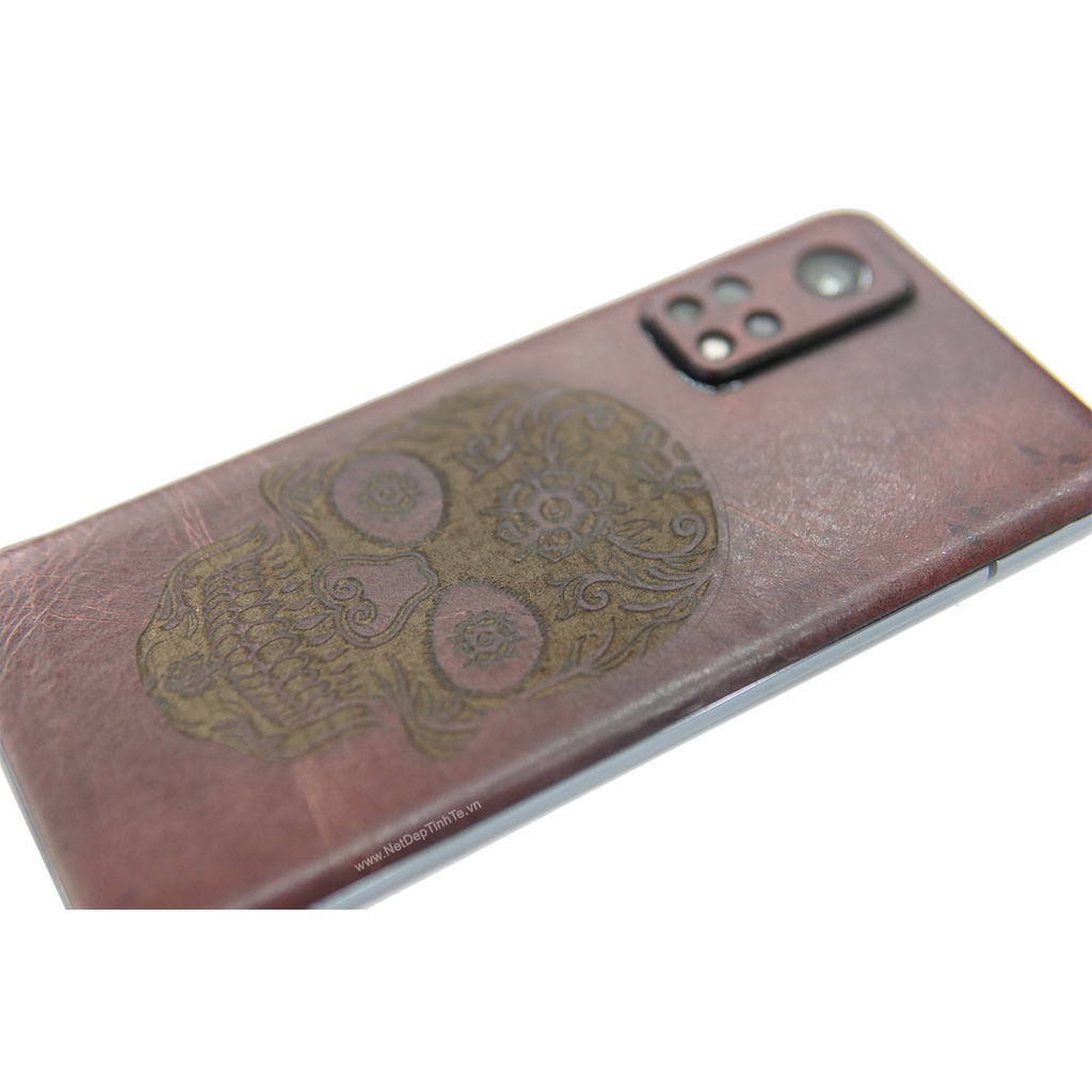 Miếng dán da điện thoai Xiaomi Mi 10T Pro – Da bò thật 100% - chính hãng Nét Đẹp Tinh Tế