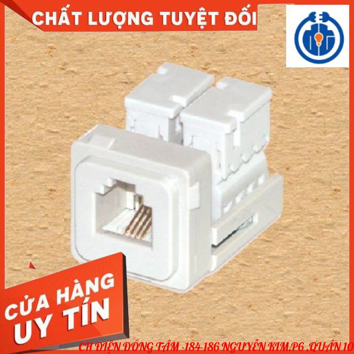 Ổ cắm điện thoại 4 dây Sino - Vanlock S18