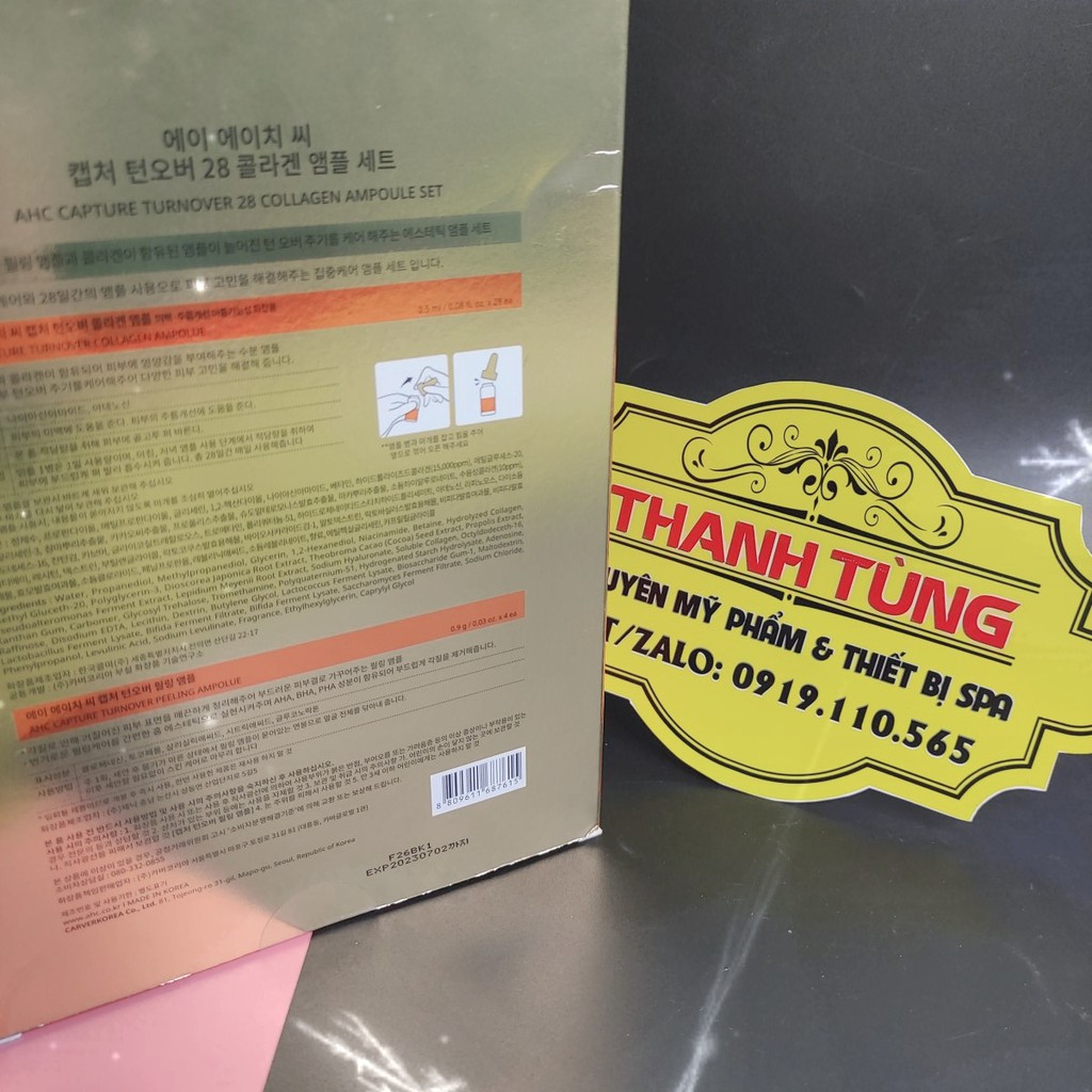 Tinh chất Collagen - AHC Capture Turnover 28 Collagen Ampoule Set