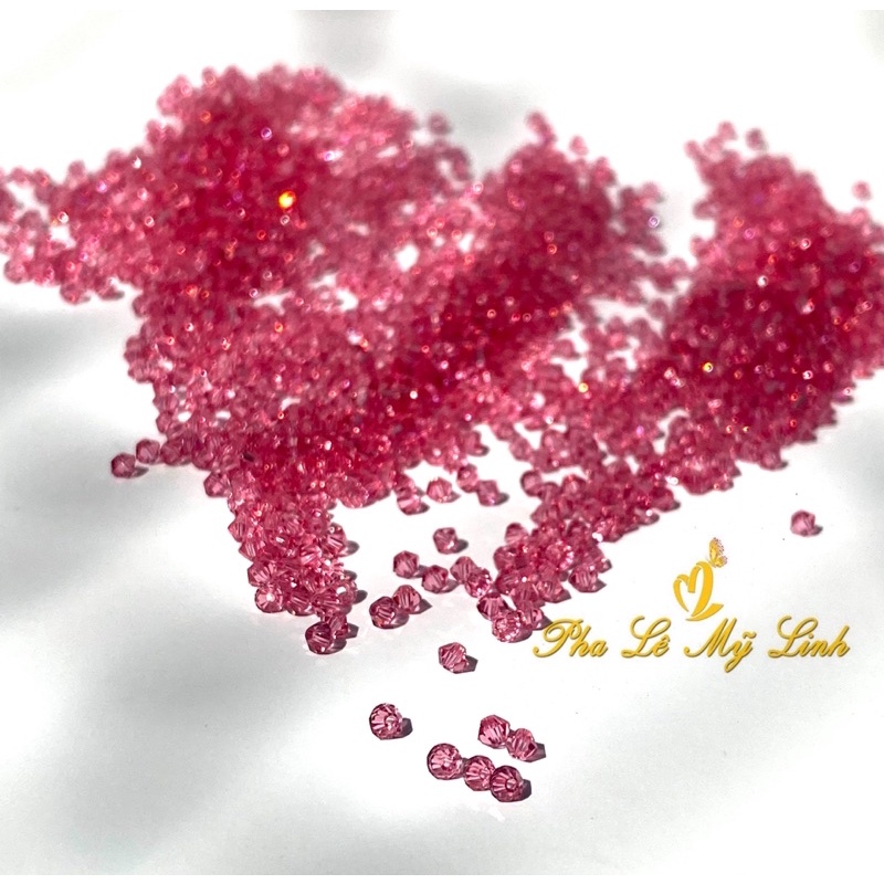 50 viên pha lê Swarovski nón 3mm
