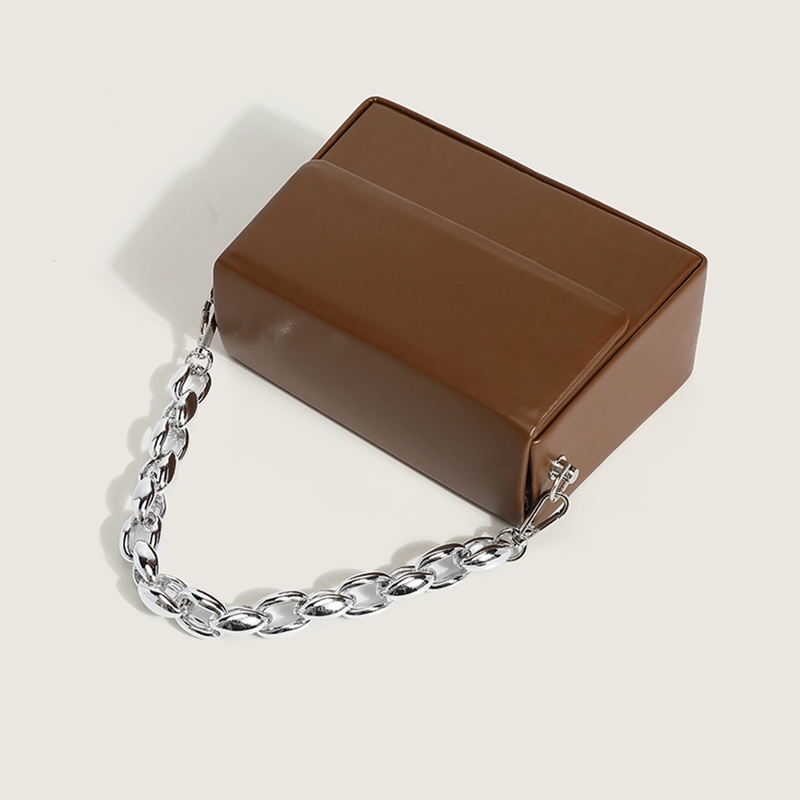 Túi Đeo Chéo Dây Xích Dáng Vuông Nhỏ Phong Cách Phương Tây Thời Trang Cao Cấp Cho Nữ