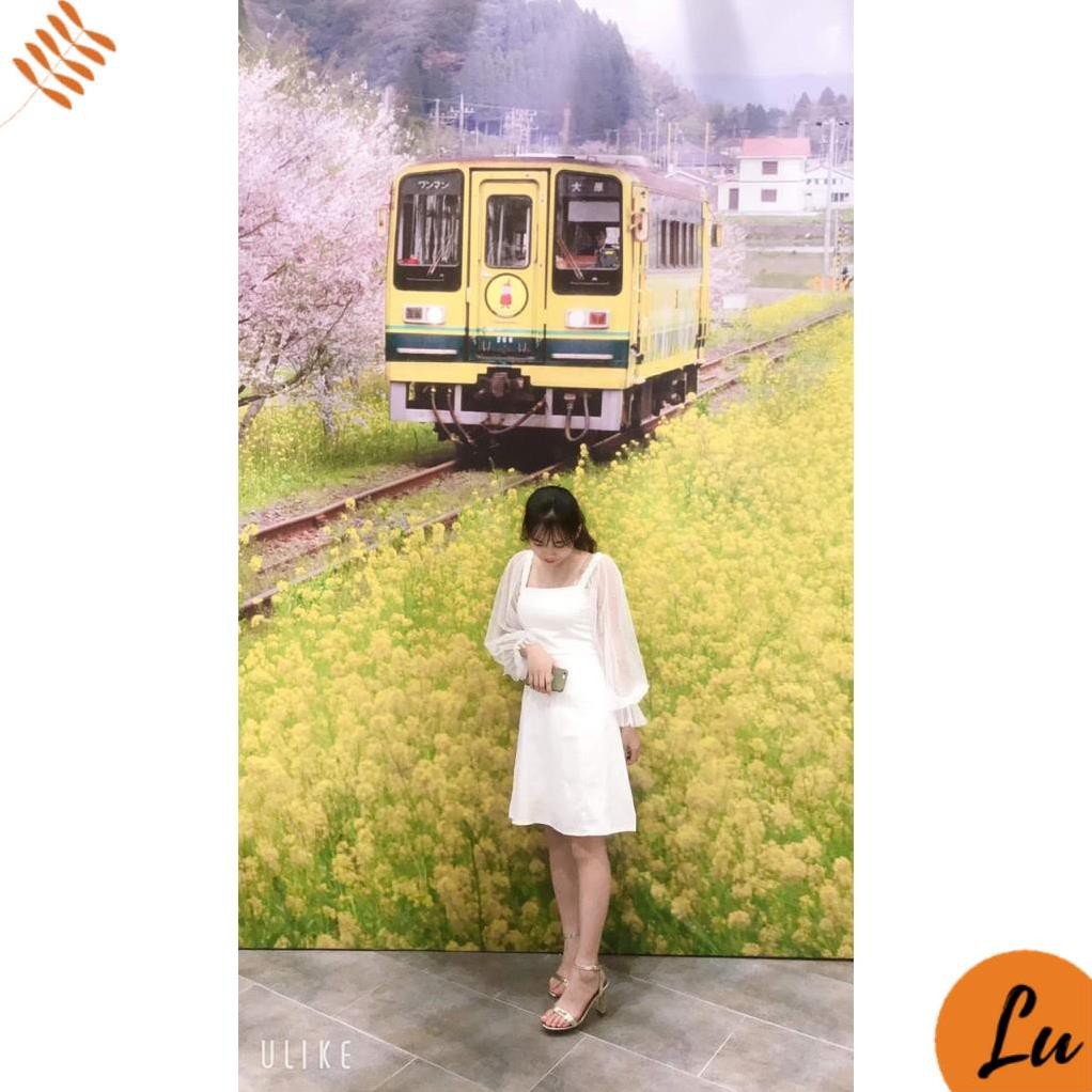 Váy Nữ Đẹp 💖FREESHIP💖 Đầm dự tiệc tay phồng đính ngọc Gin Dress [Mẫu Mới 2021] | BigBuy360 - bigbuy360.vn