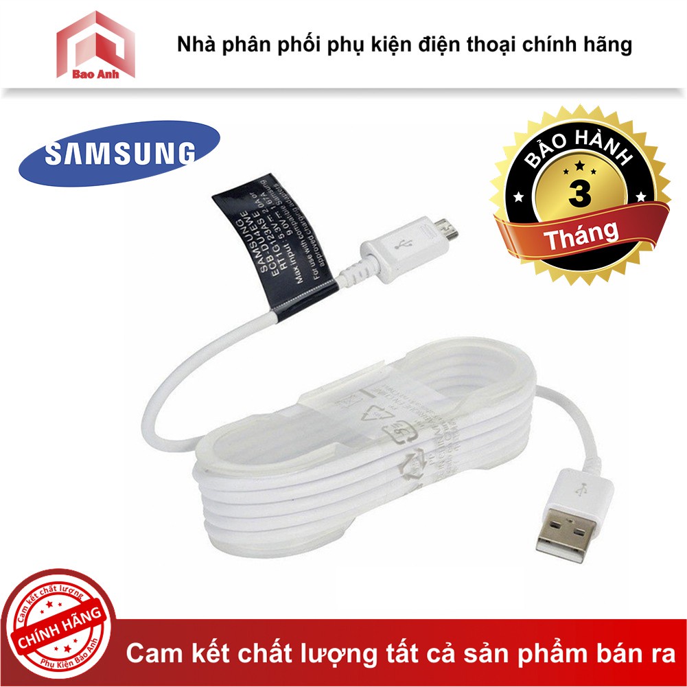 Cáp sạc nhanh Samsung chân MicroUSB dài 1m, 1.2m và 1.5m sạc nhanh Qualcomm, Dây sạc tốt cho Samsung, oppo, vivo....s