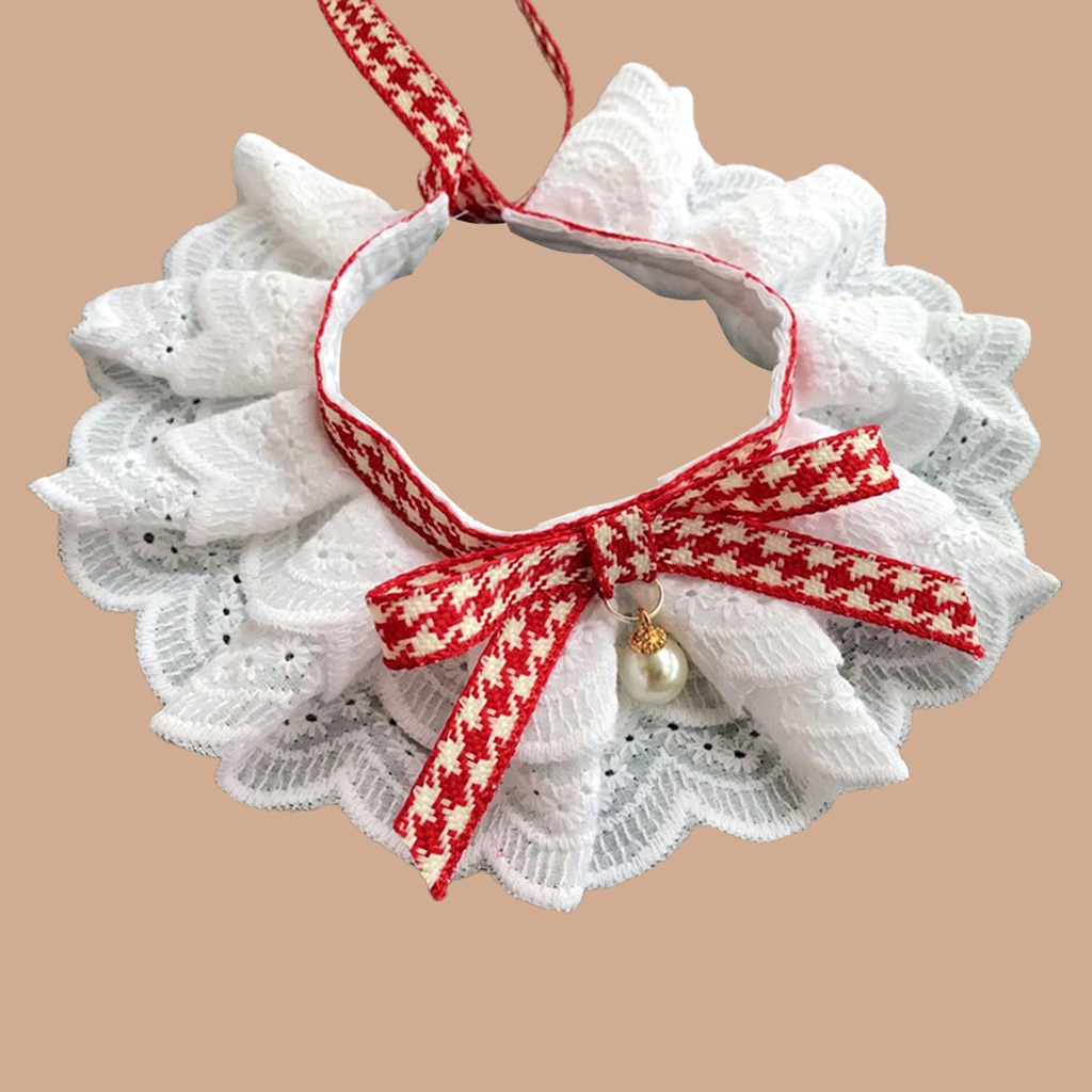 Yếm đeo cổ nhiều lớp bằng cotton chống mòn cho thú cưng