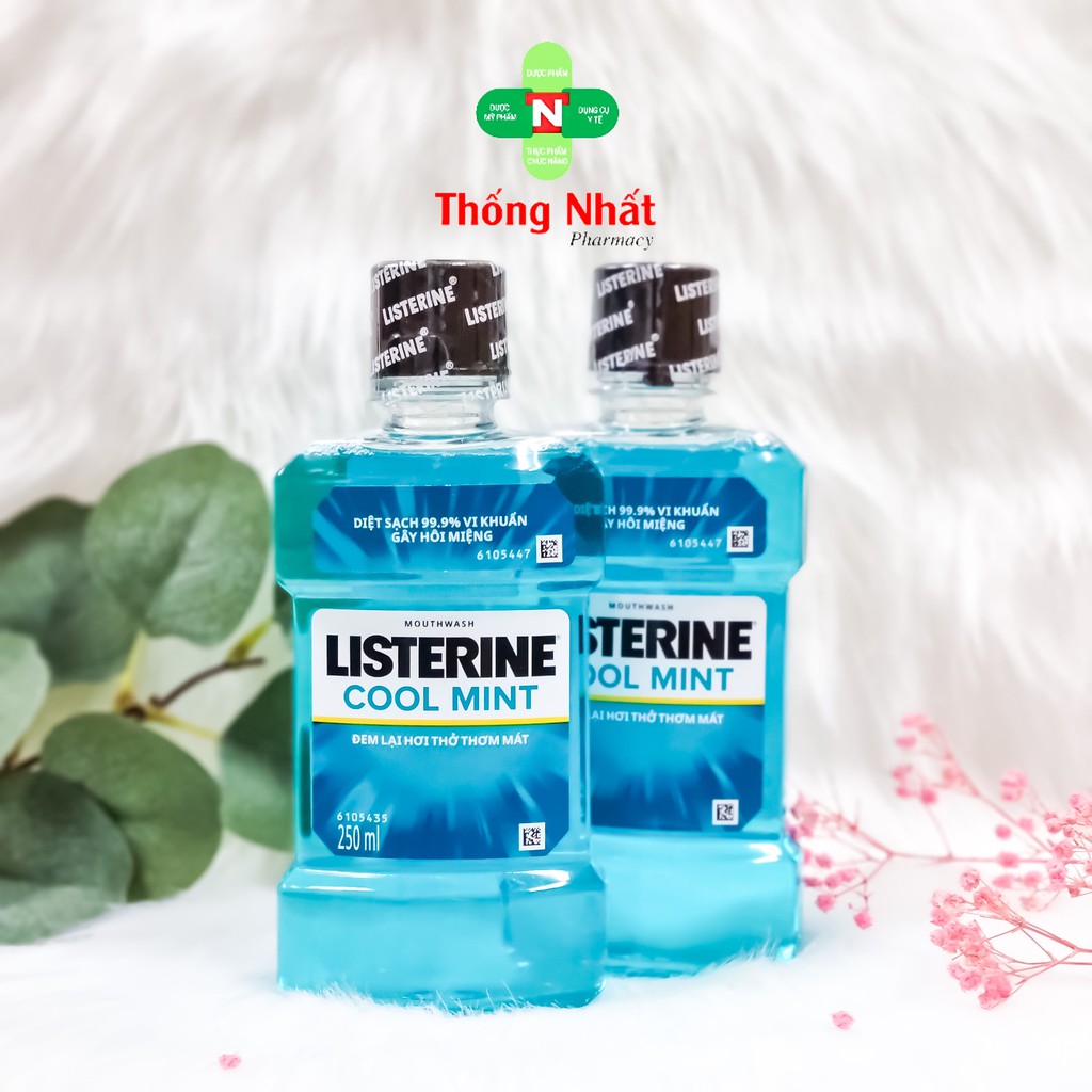 [CHÍNH HÃNG] - Nước súc miệng Listerine Cool Mint 250ml