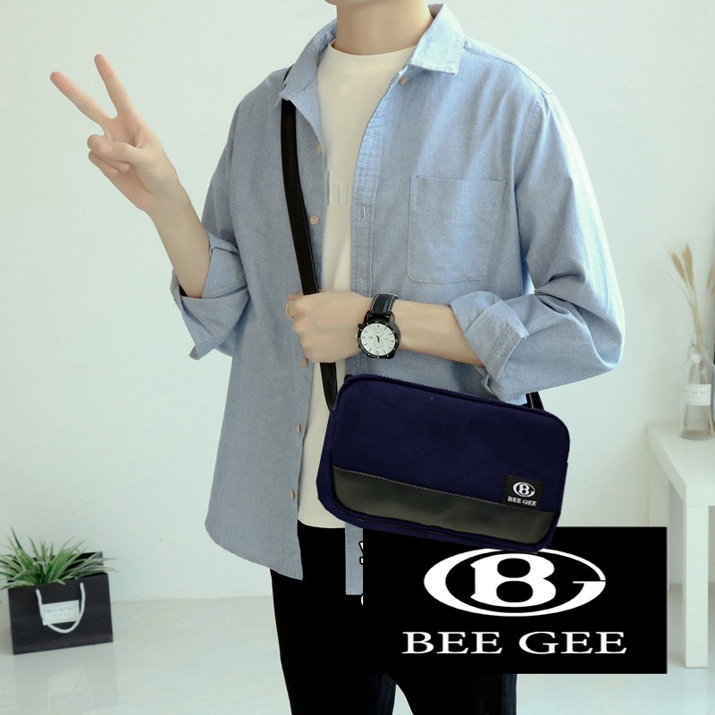 Balo đeo chéo nam nữ thời trang Hàn quốc BEE GEE 076 chống thấm nước đẹp giá rẻ chất lượng tốt