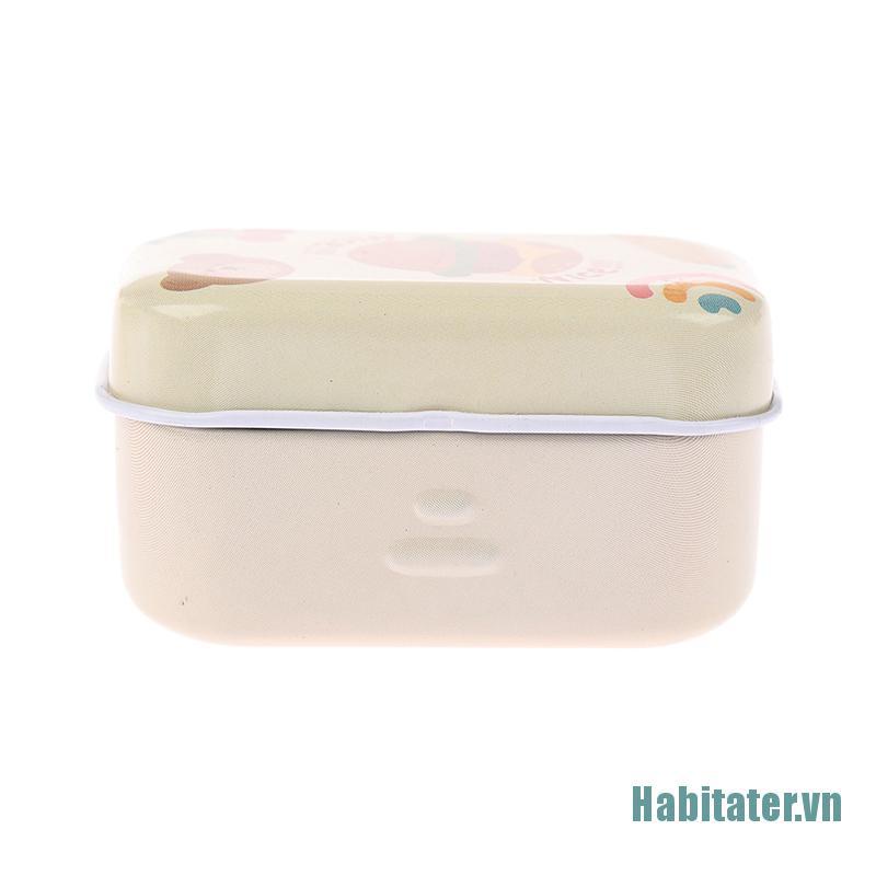 【Habitater】1X Sealed Tin Box Jar Packaging Boxes Jewelry Candy Coin Earrings Headphone Gift