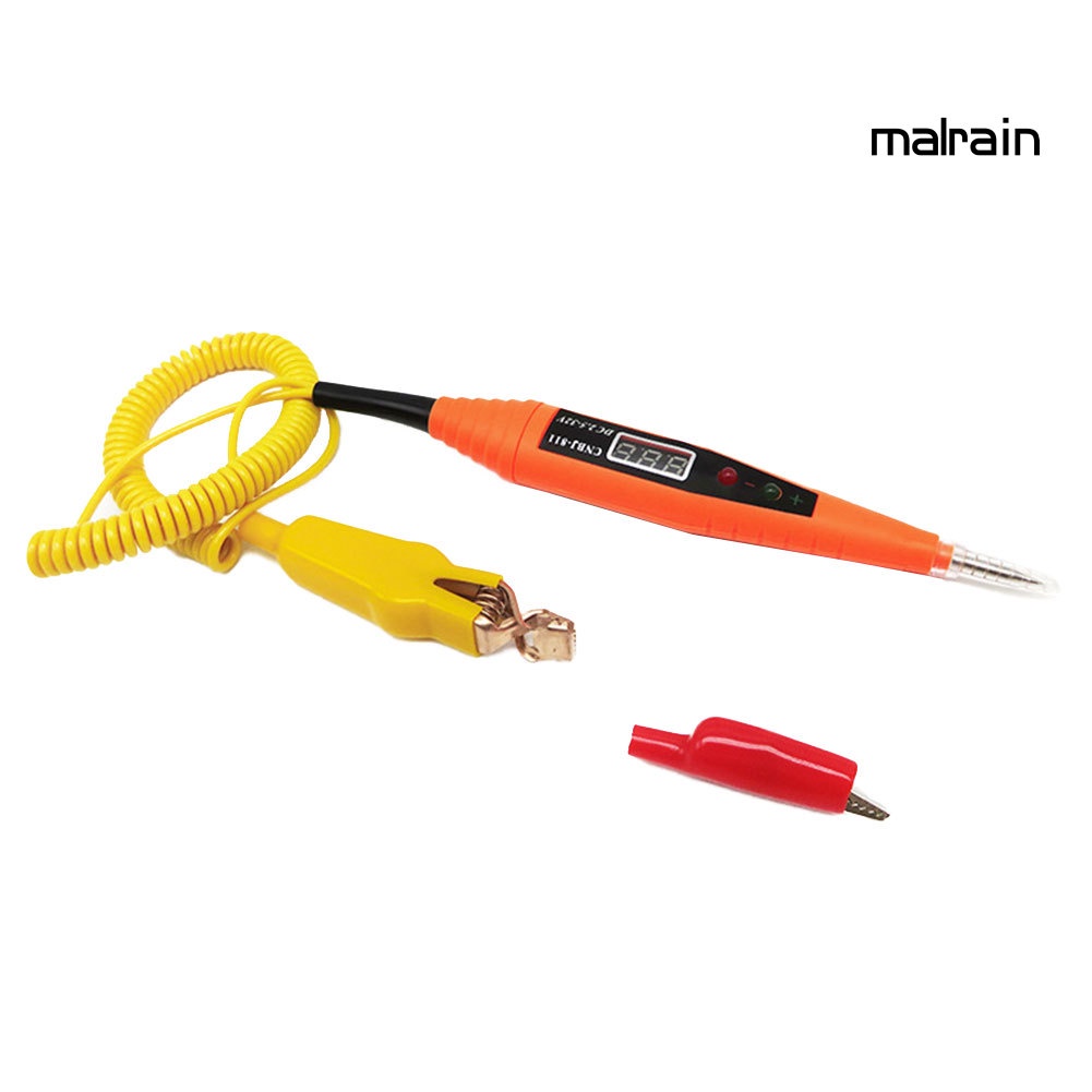 Bút Thử Điện Cho Xe Hơi Màn Hình Hiển Thị Kỹ Thuật Số 2.5-32V