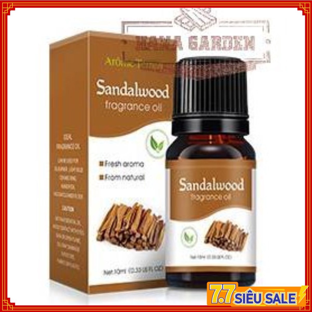 Tinh dầu Gỗ đàn hương( Sandawood Oil ) HOT SALEgiúp thơm phòng, thiên nhiên nguyên chất, đuổi muỗi, thư giãn 10ml