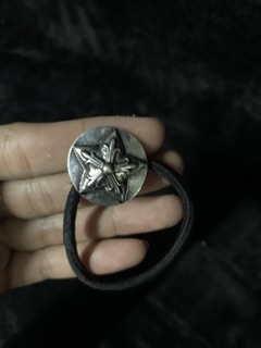Đồ cột tóc Chrome heart charm mạ bạc cao cấp.