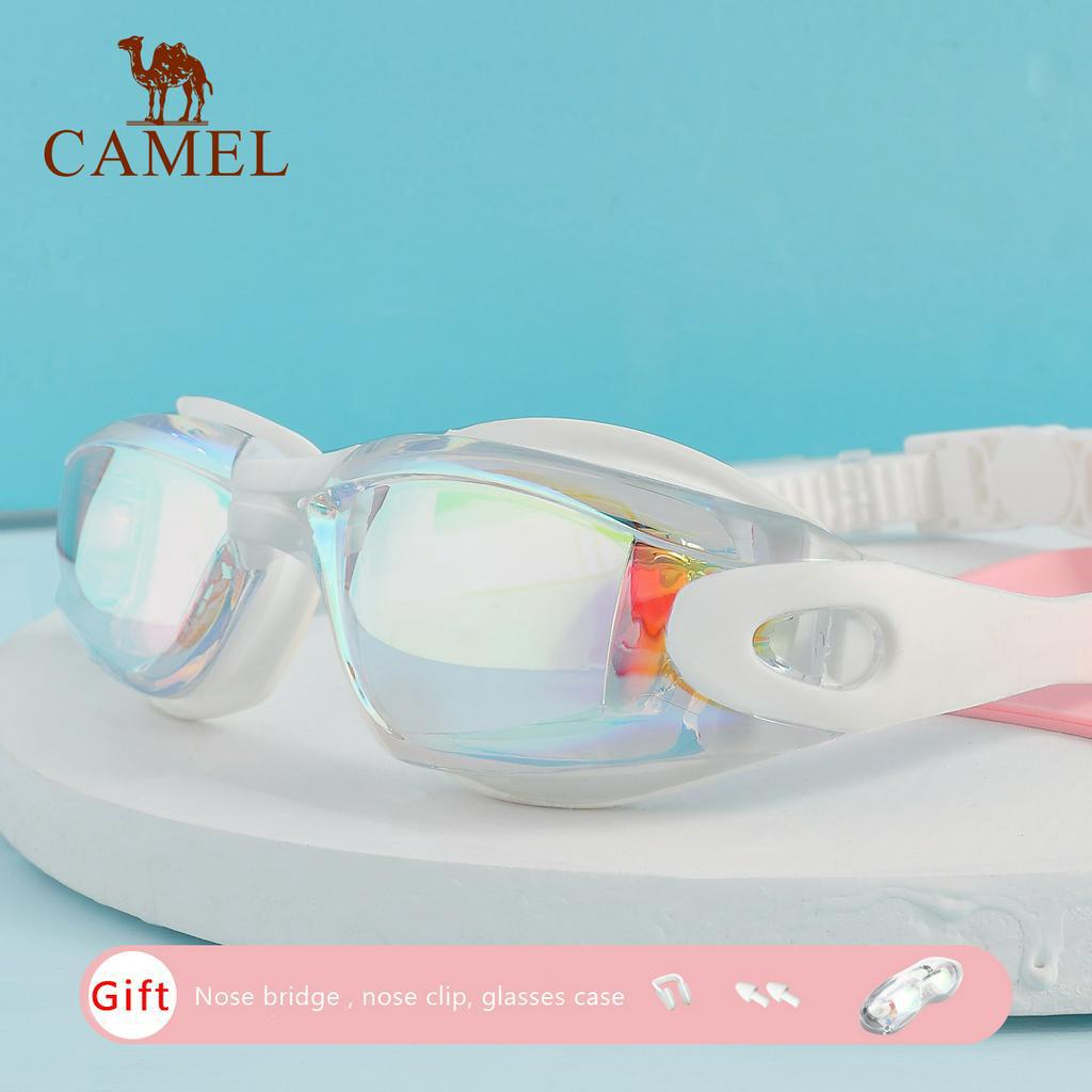 Kính bơi HD CAMEL chống sương mù không thấm nước chuyên dùng tùy chọn màu sắc