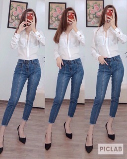 Áo sơ mi nữ cổ ren