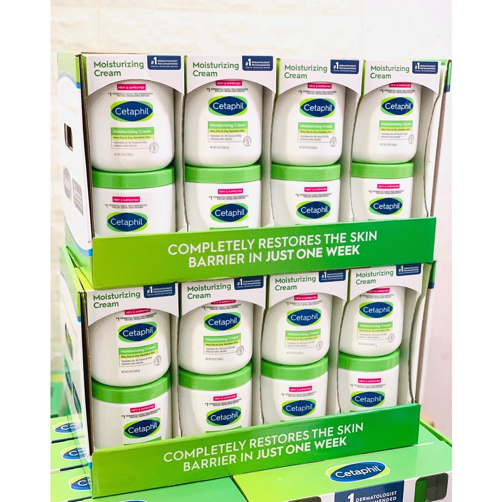 Kem dưỡng ẩm Cetaphil Moisturizing Cream⚡FREE SHIP⚡Sữa dưỡng thể Cetaphil Moisturizing Lotion,hủ 566G,mẫu mới của Mỹ