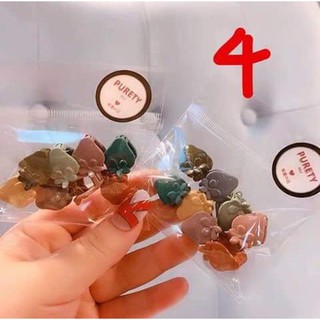 Túi 8 cặp tóc cho bé ( ngẫu nhiên )-Sét cặp tóc cho em bé loại 8 món