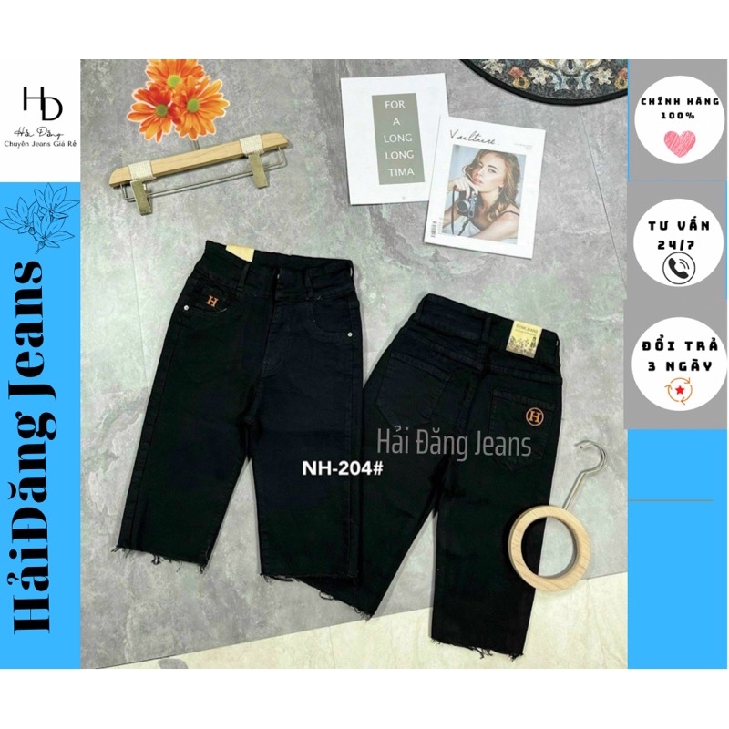 Quần ngố nữ , Quần jean ngố nữ vài co dãn sản xuất tại Hải Đăng Jeans